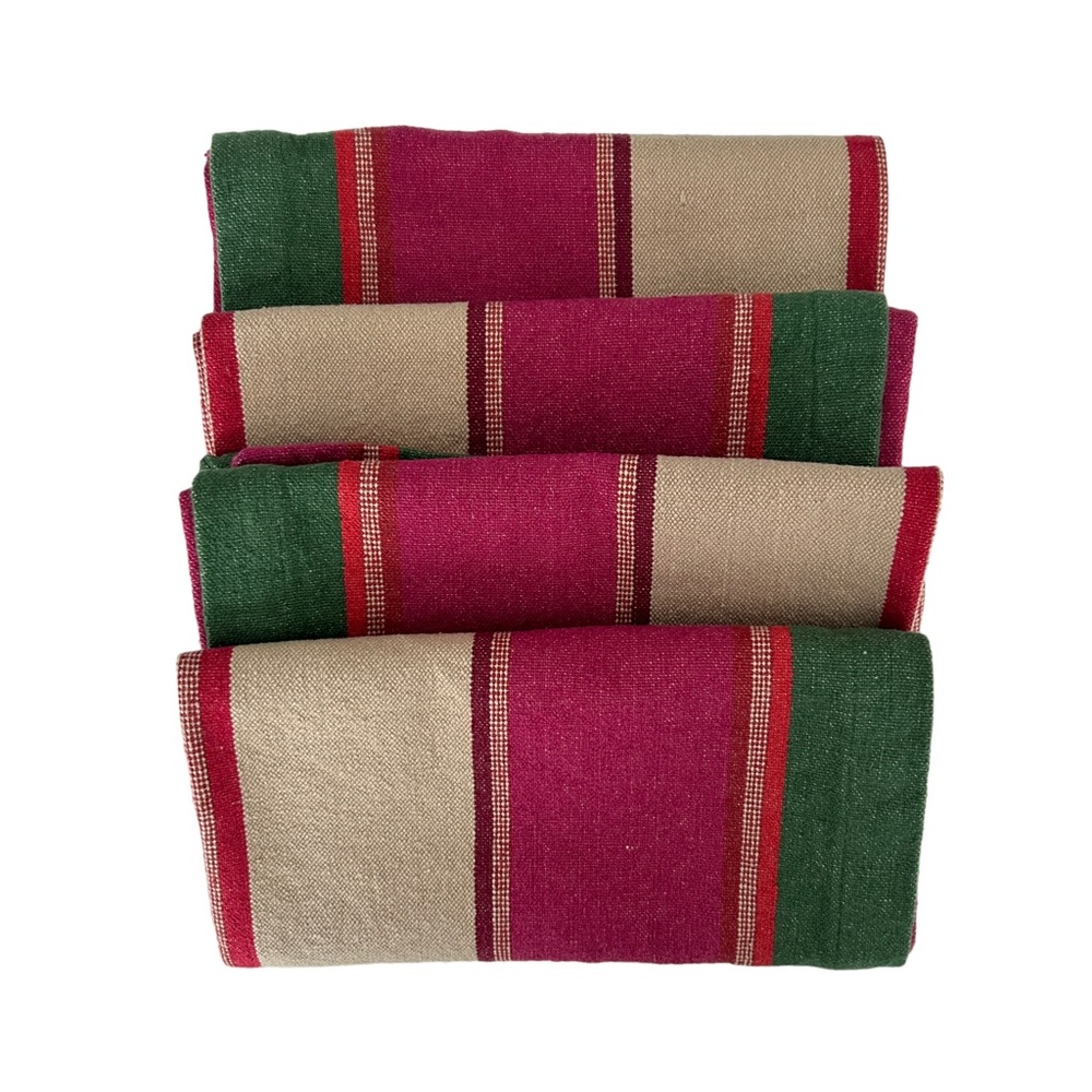 Pottery Barn‎ Hermosa Stripe Napkins Set of 4